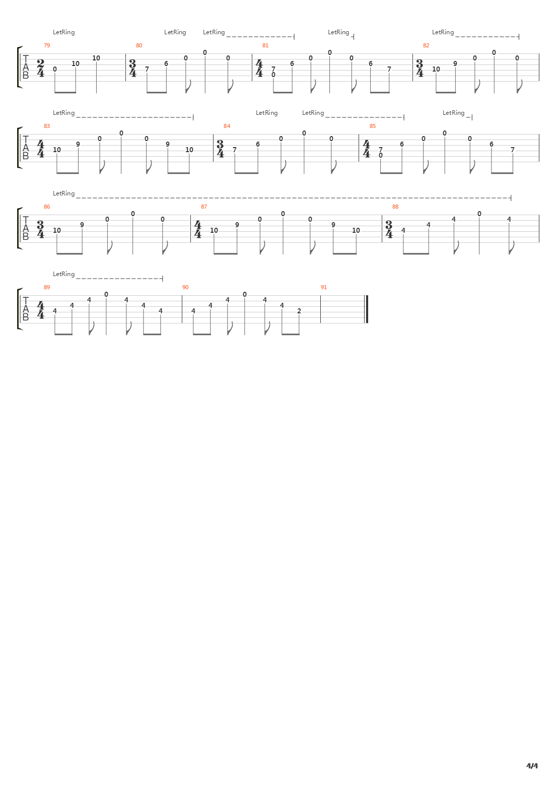 Into The Light吉他谱