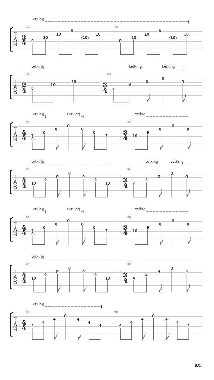 Into The Light吉他谱