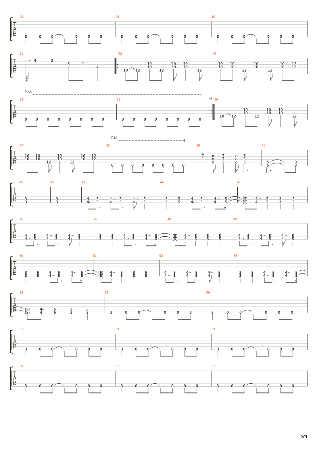 Domino吉他谱