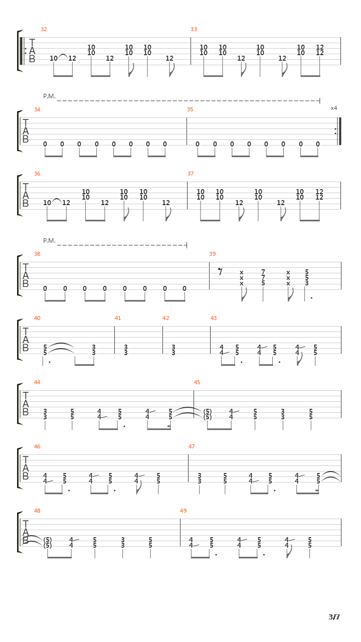 Domino吉他谱