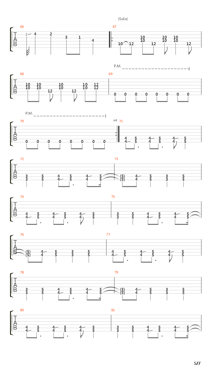 Domino吉他谱