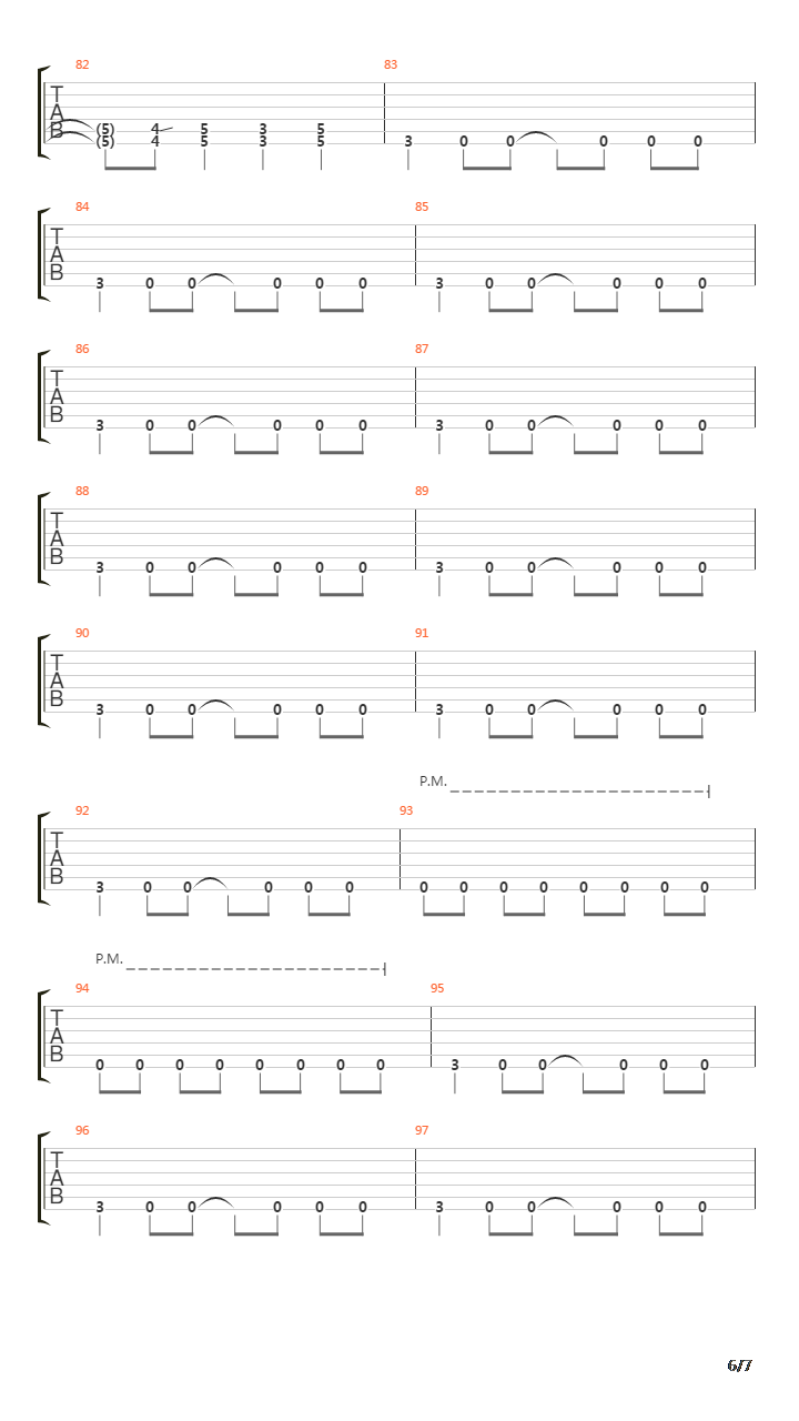 Domino吉他谱