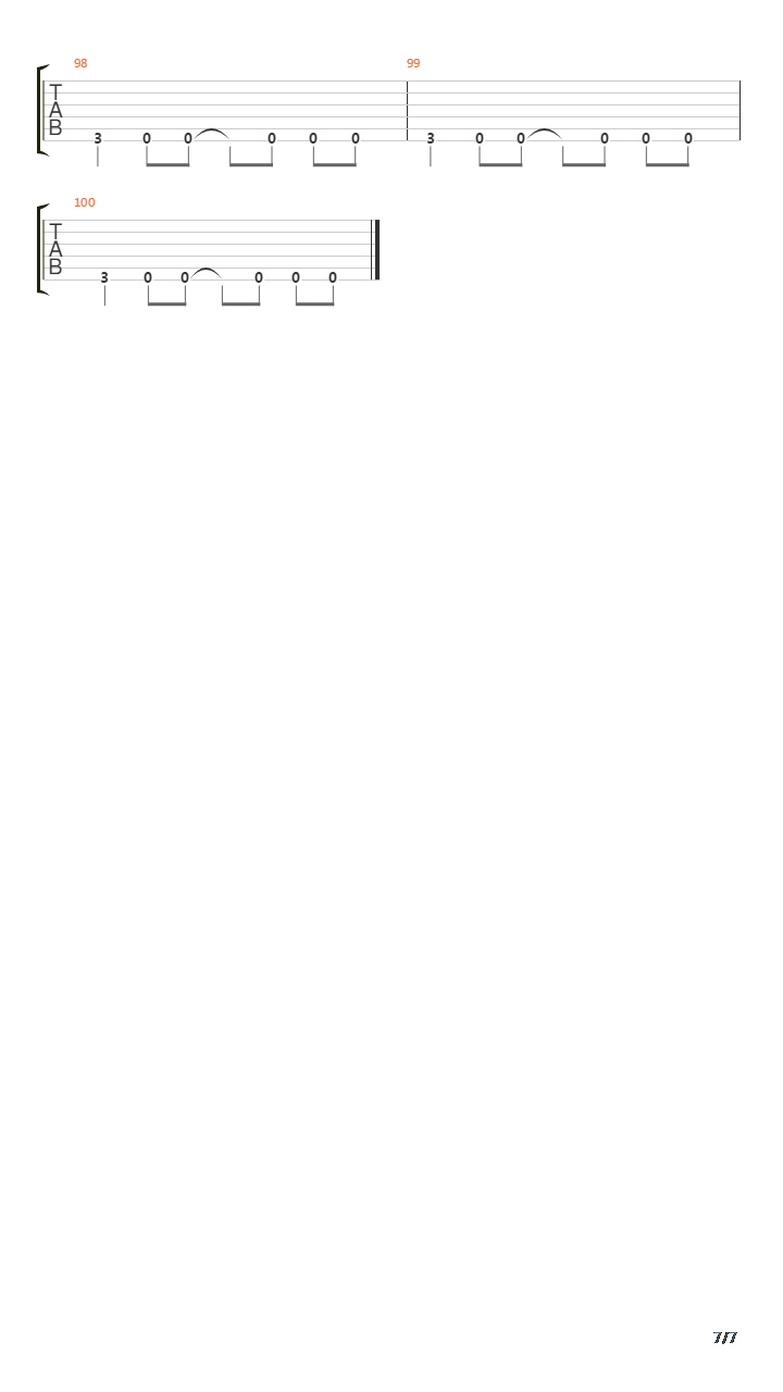 Domino吉他谱