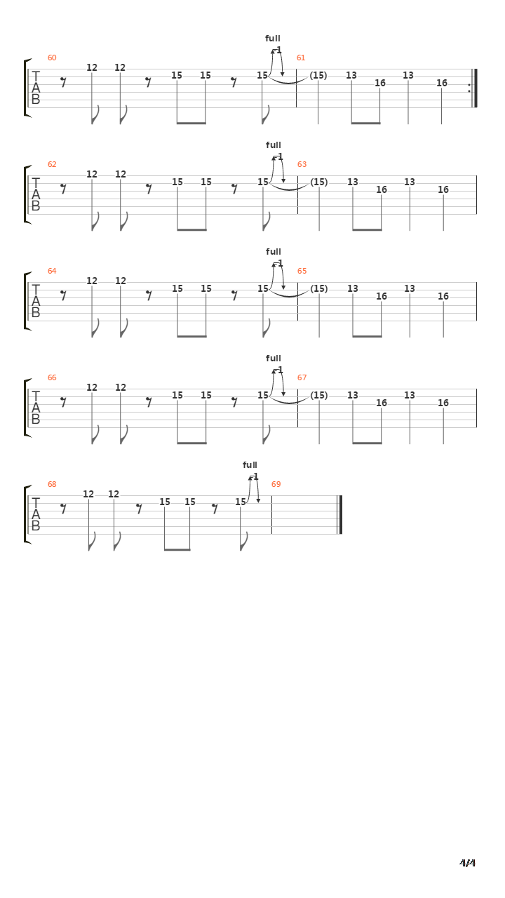 Casi El Silencio吉他谱