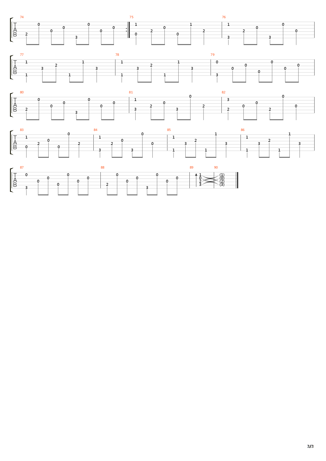 Astair吉他谱