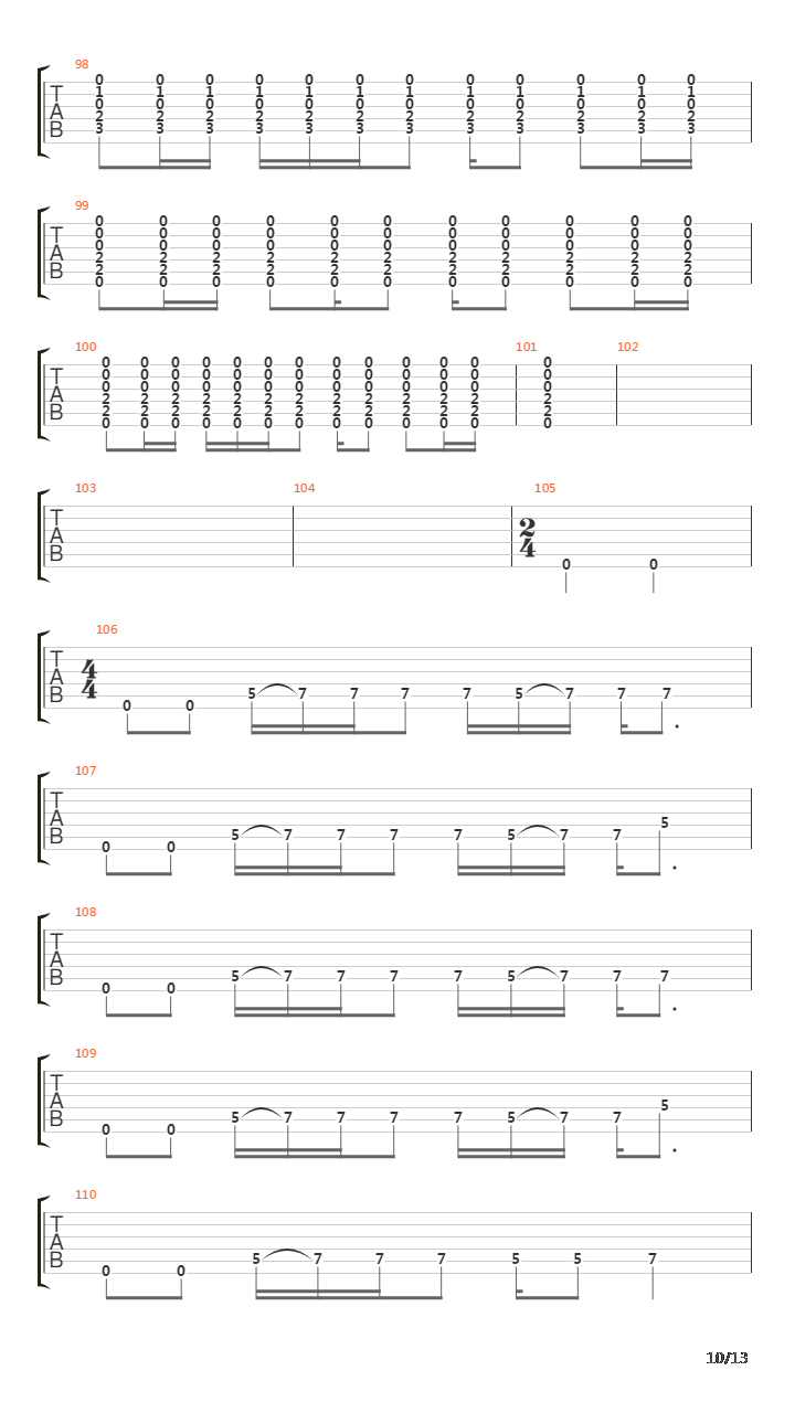 Weapon吉他谱