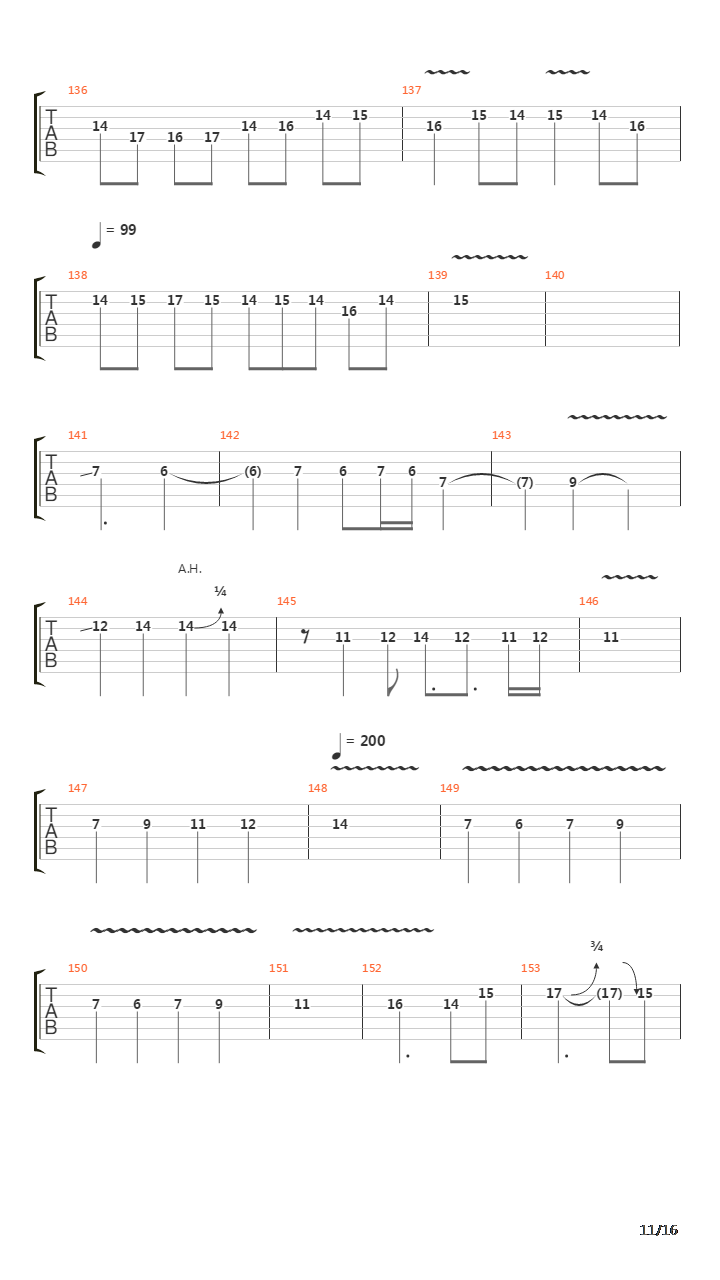 The New Canon Rock吉他谱