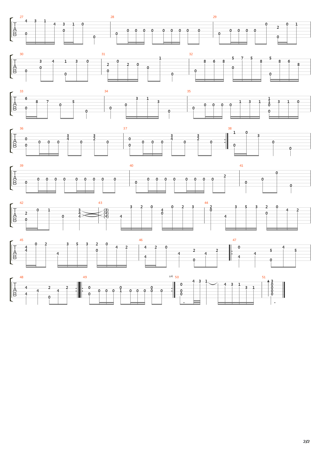 Bolero吉他谱