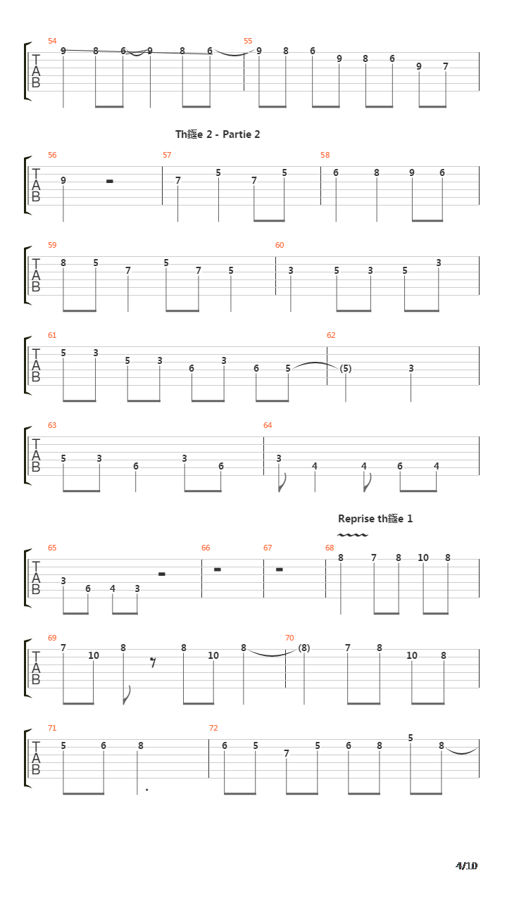 Le Bolero吉他谱