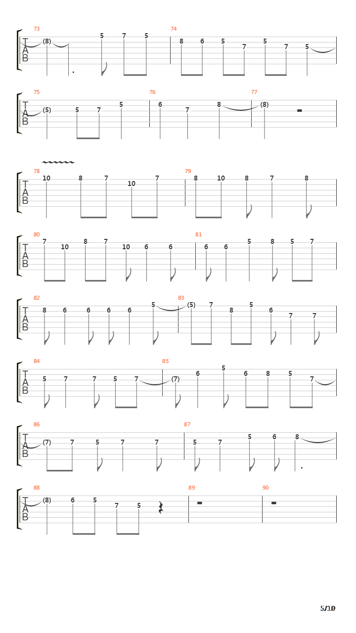 Le Bolero吉他谱