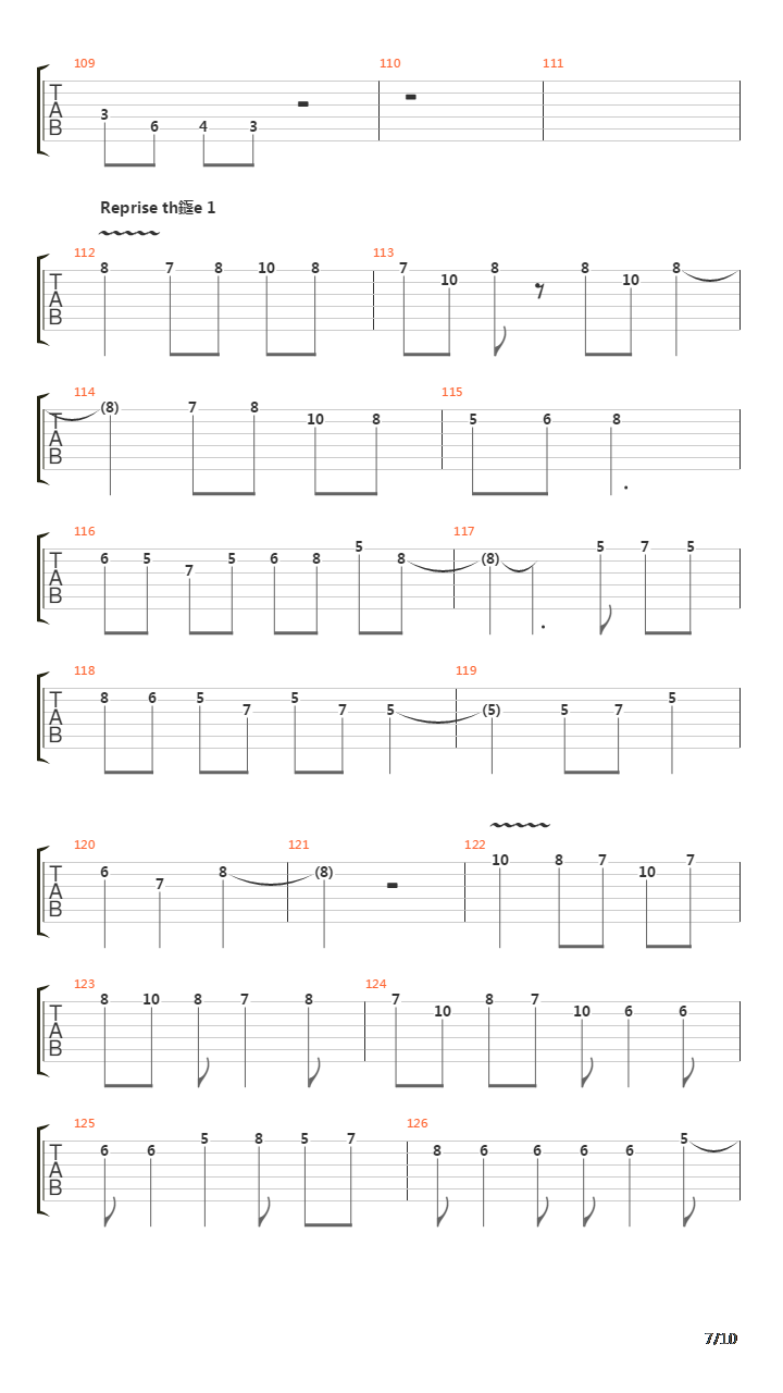 Le Bolero吉他谱