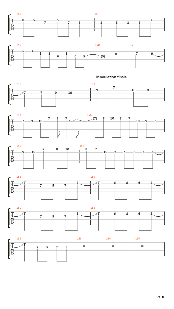 Le Bolero吉他谱