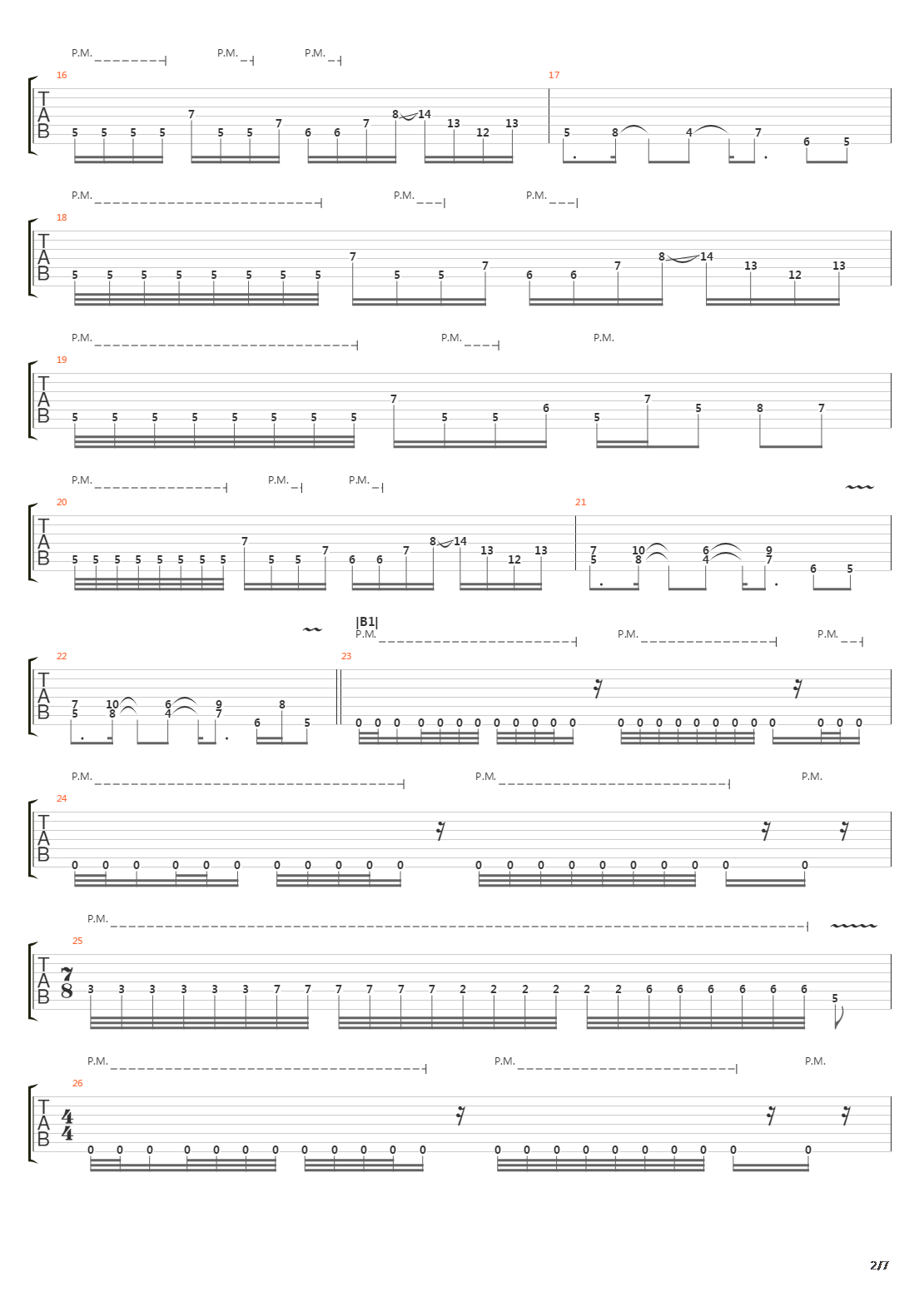 Course Of Life吉他谱