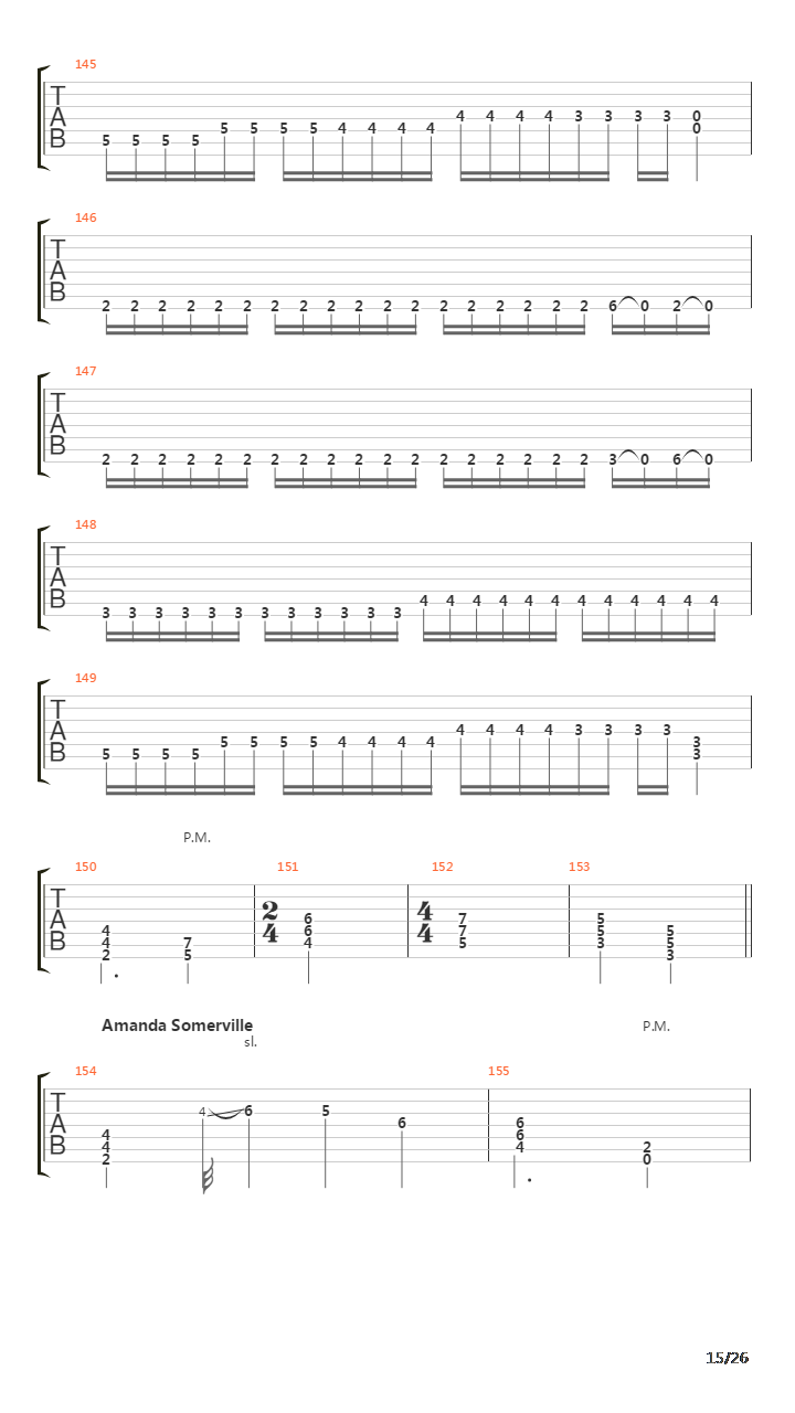 Symphony Of Aggression吉他谱