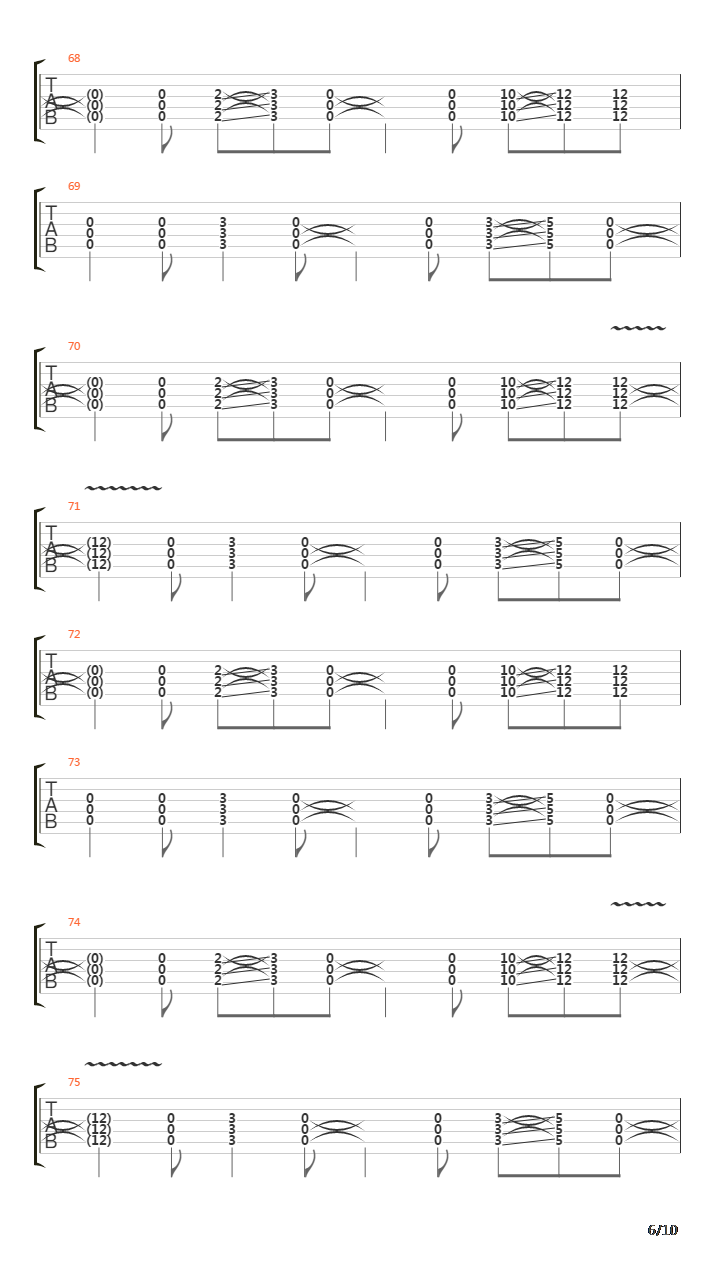 Step Up吉他谱