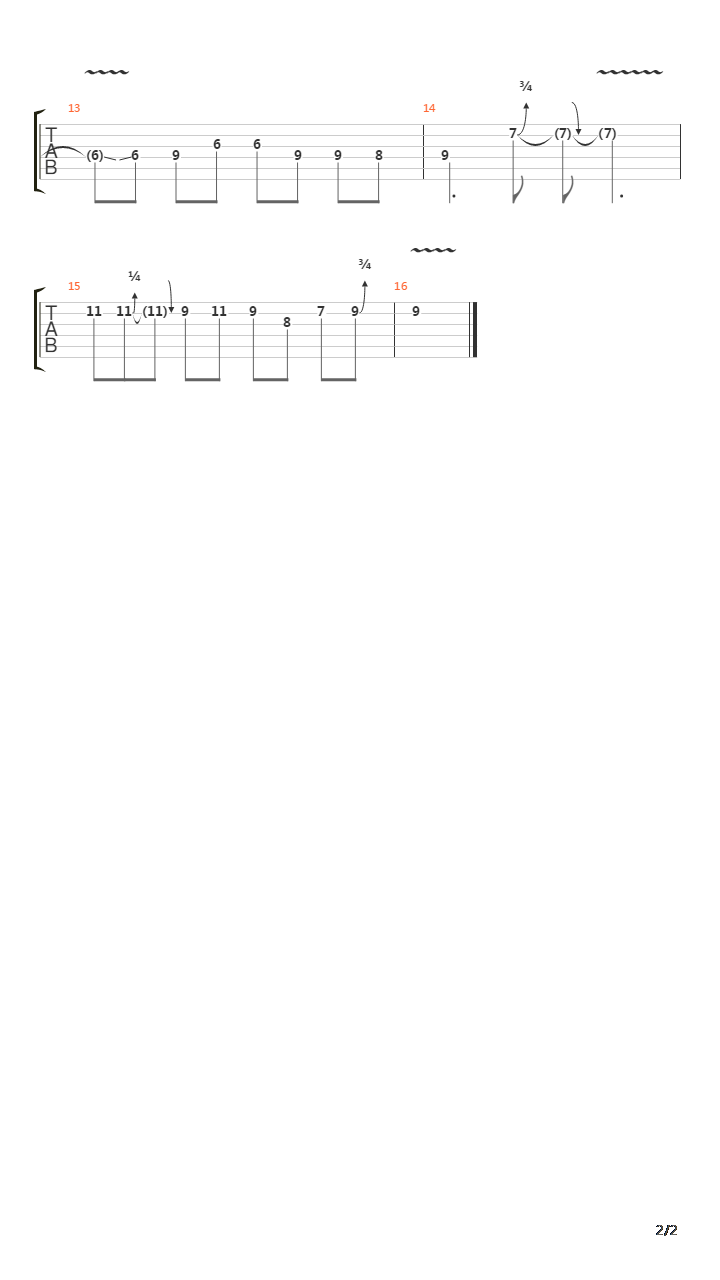 Thirteen吉他谱