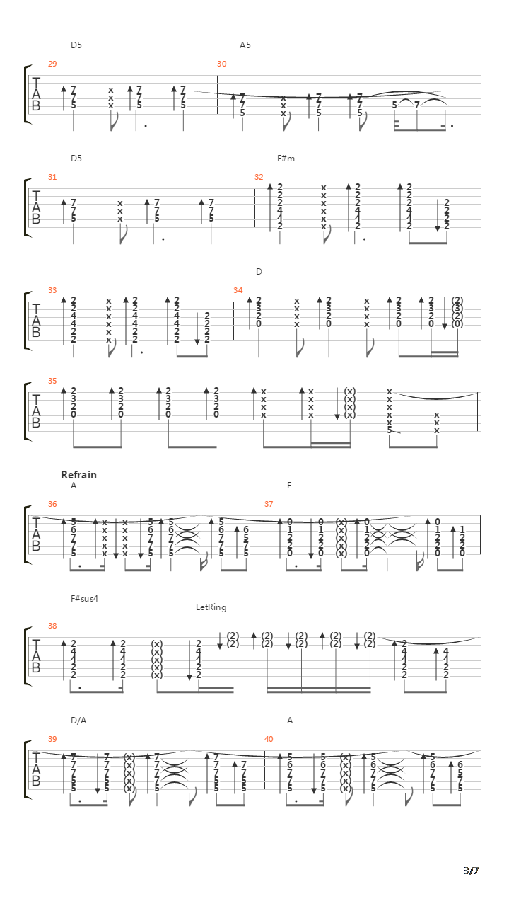 Bitch Acoustic吉他谱