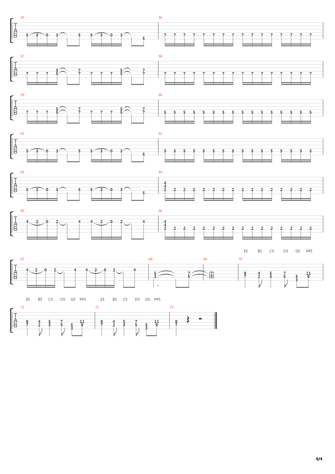 The Final Command吉他谱