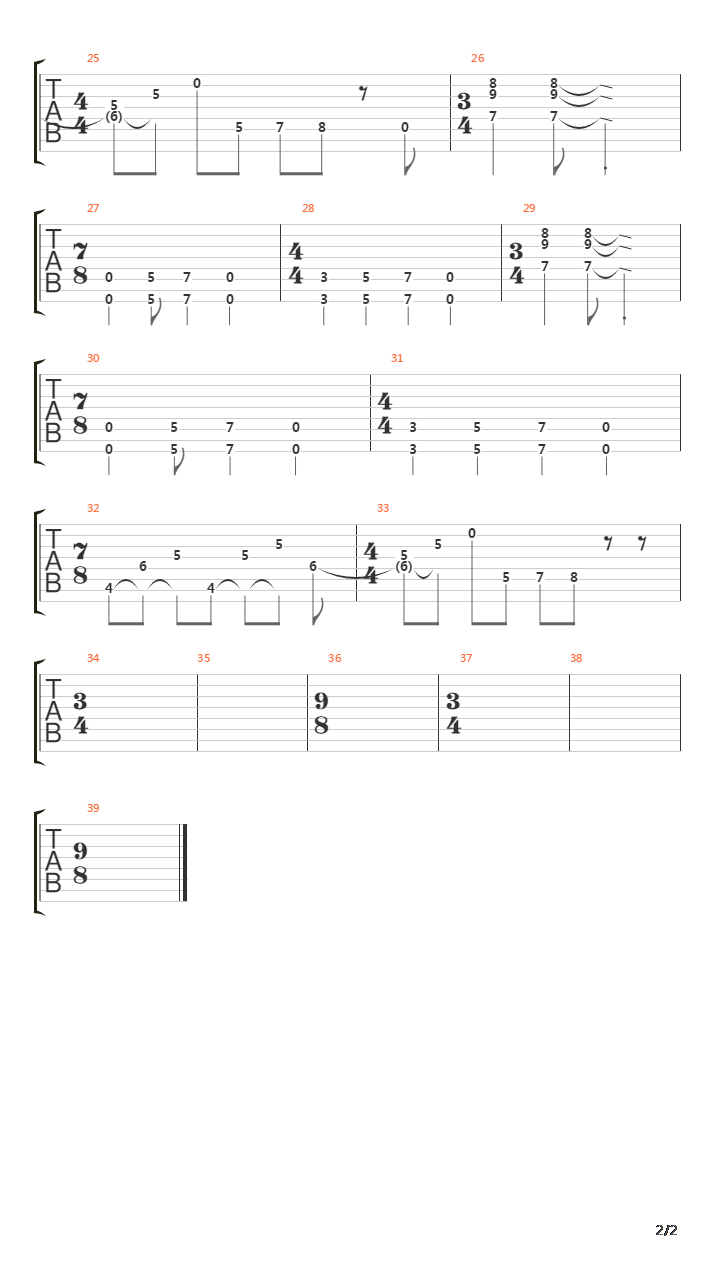 Menta吉他谱