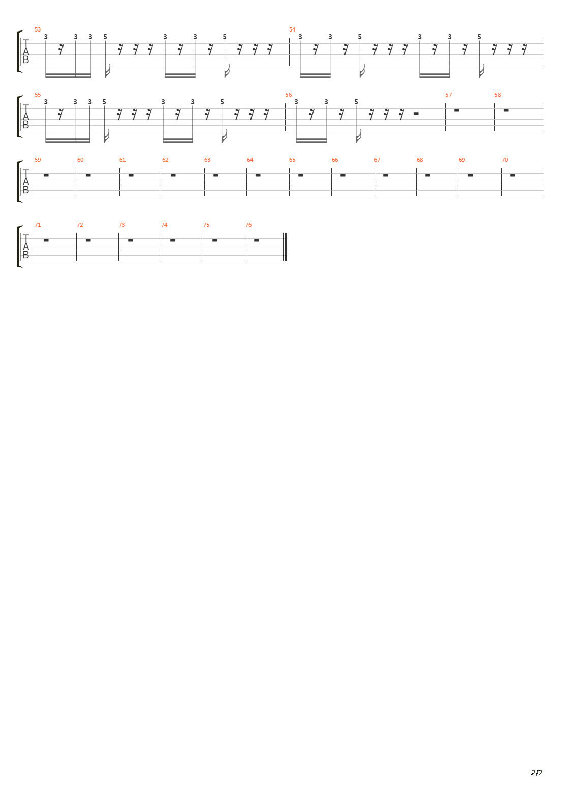Control吉他谱