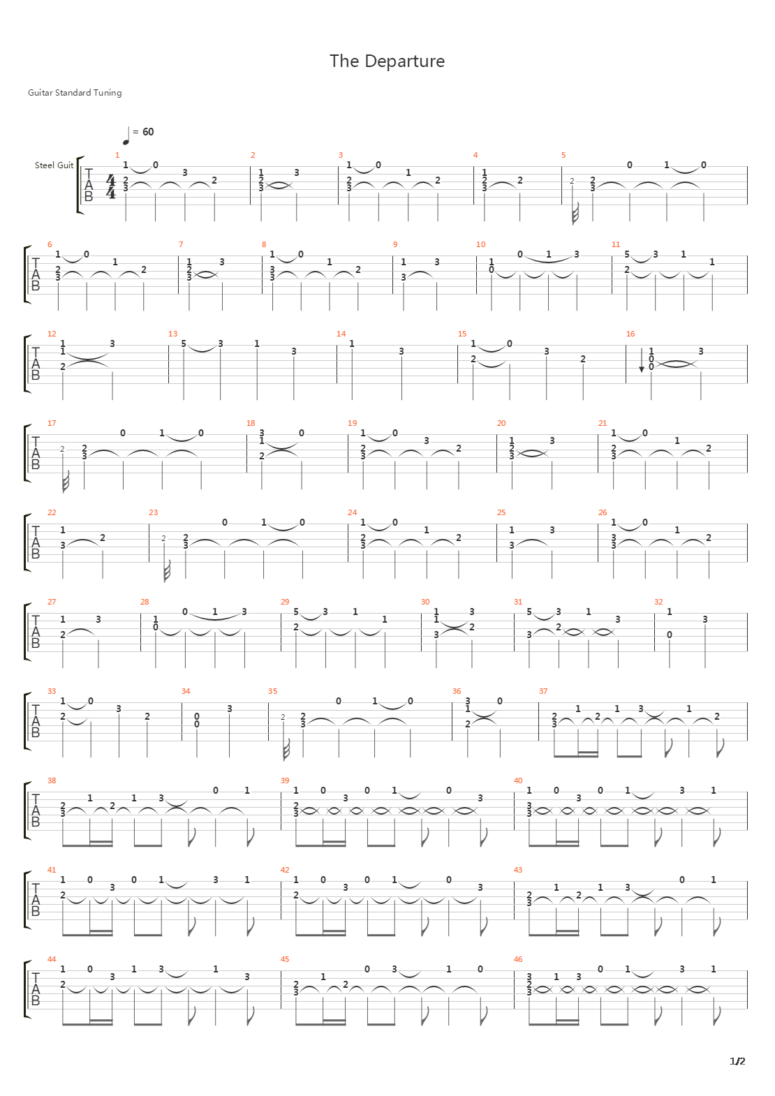 The Departure吉他谱