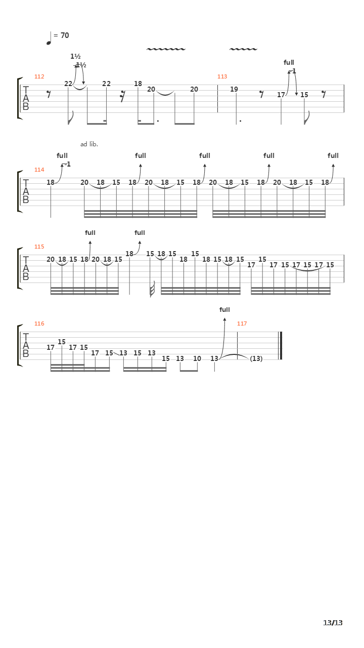 Into The Arena吉他谱