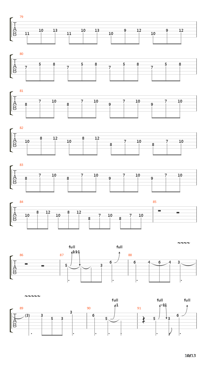 Into The Arena吉他谱