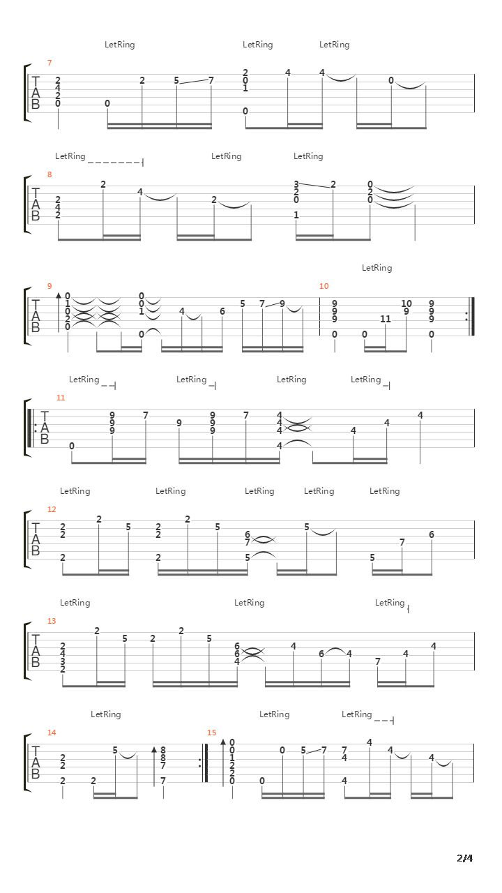 Quelques Mots Damour吉他谱