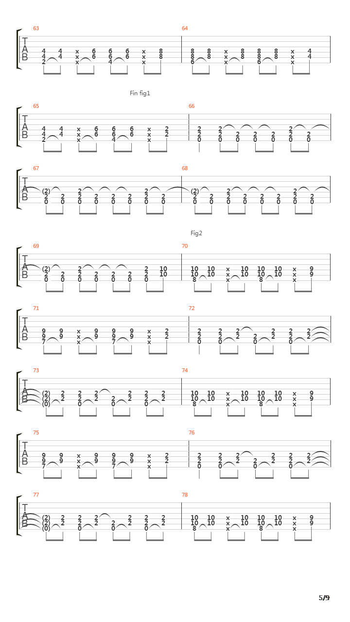 Les Mots吉他谱