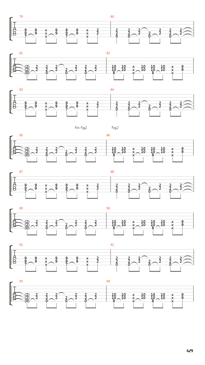 Les Mots吉他谱