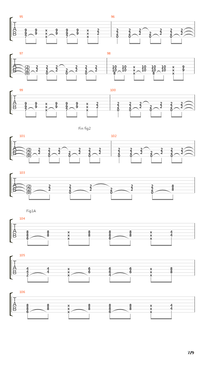 Les Mots吉他谱