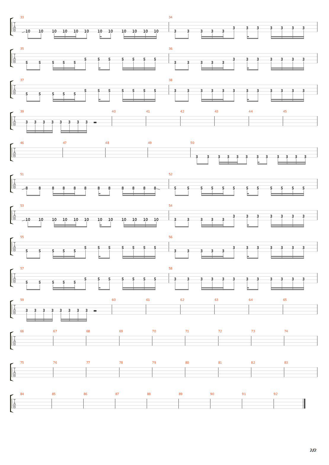 Matador吉他谱