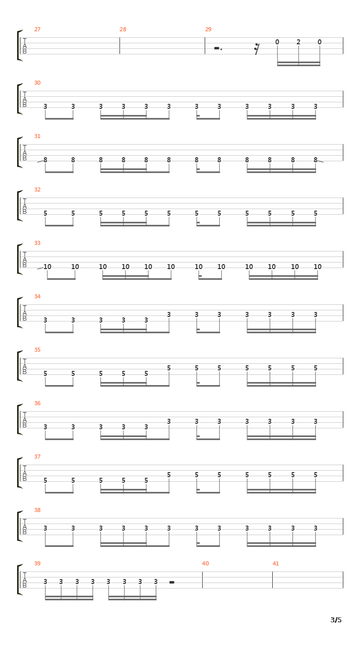 Matador吉他谱