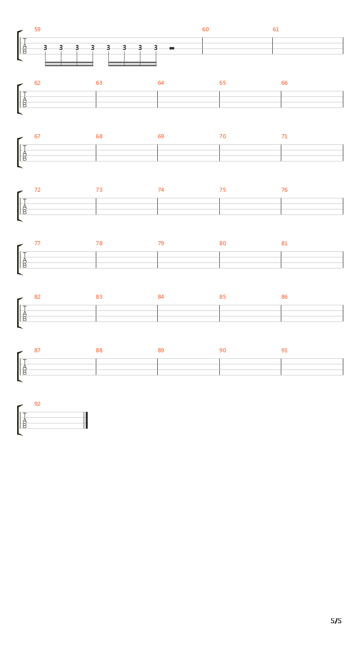 Matador吉他谱