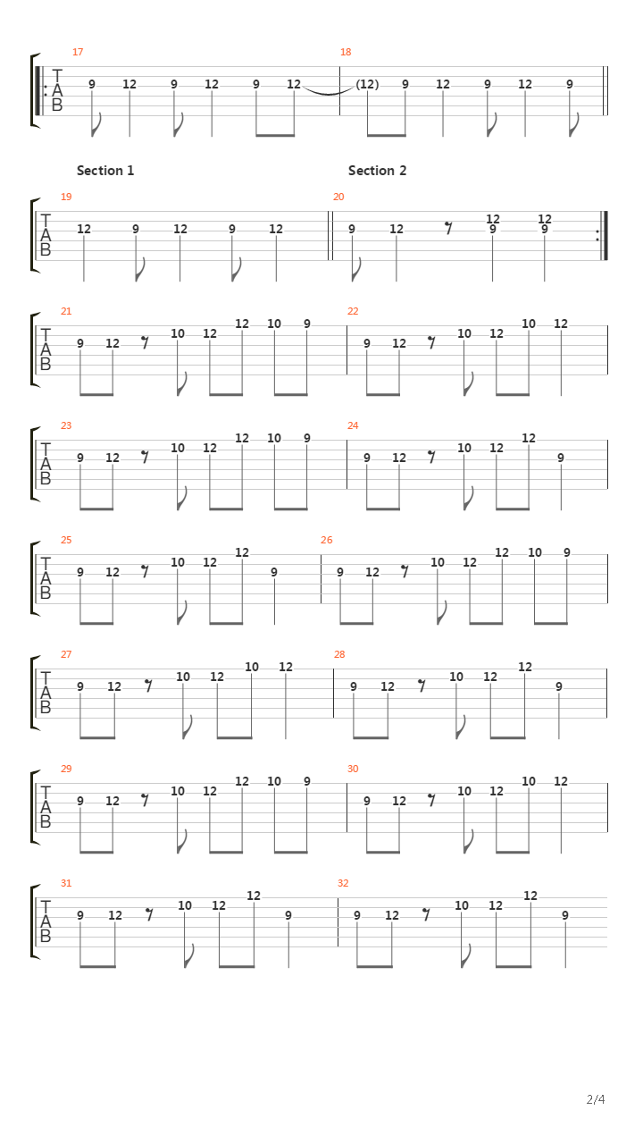 Capricorinations吉他谱