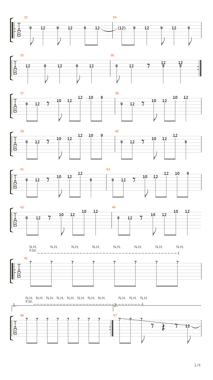 Capricorinations吉他谱
