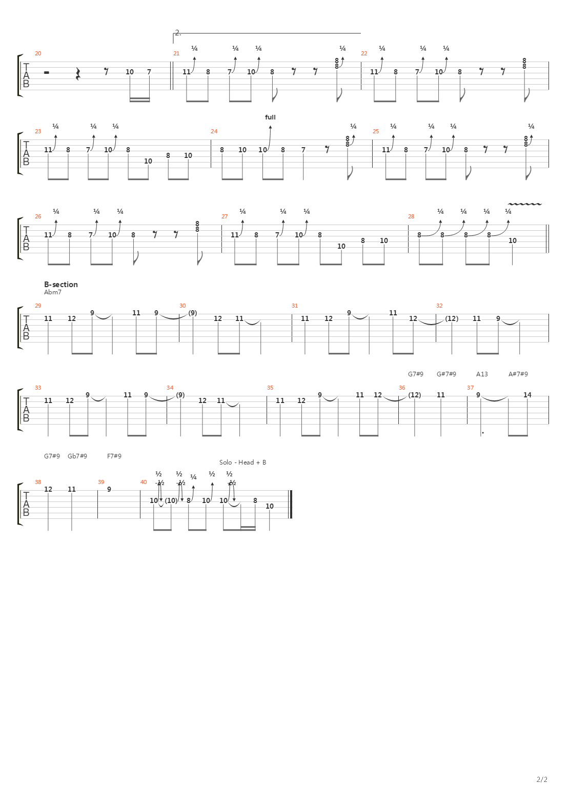 Chatter吉他谱