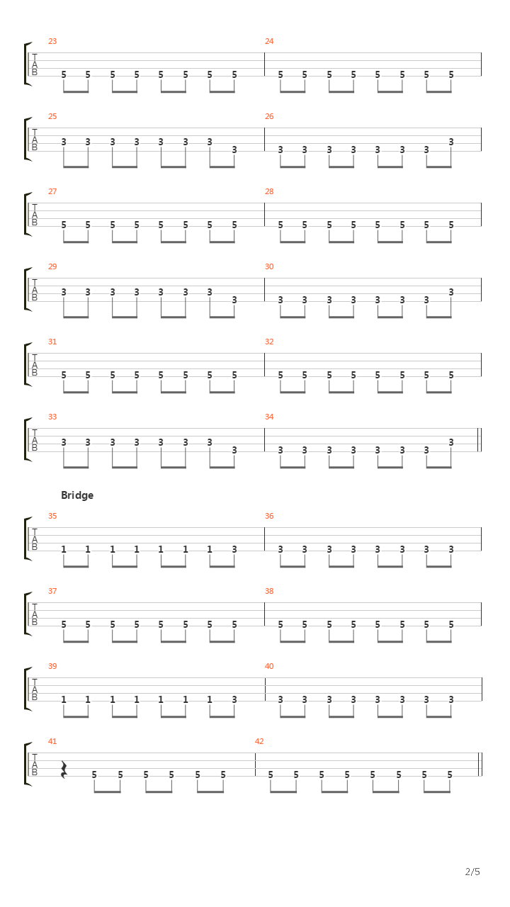 A Whole Lot Less吉他谱