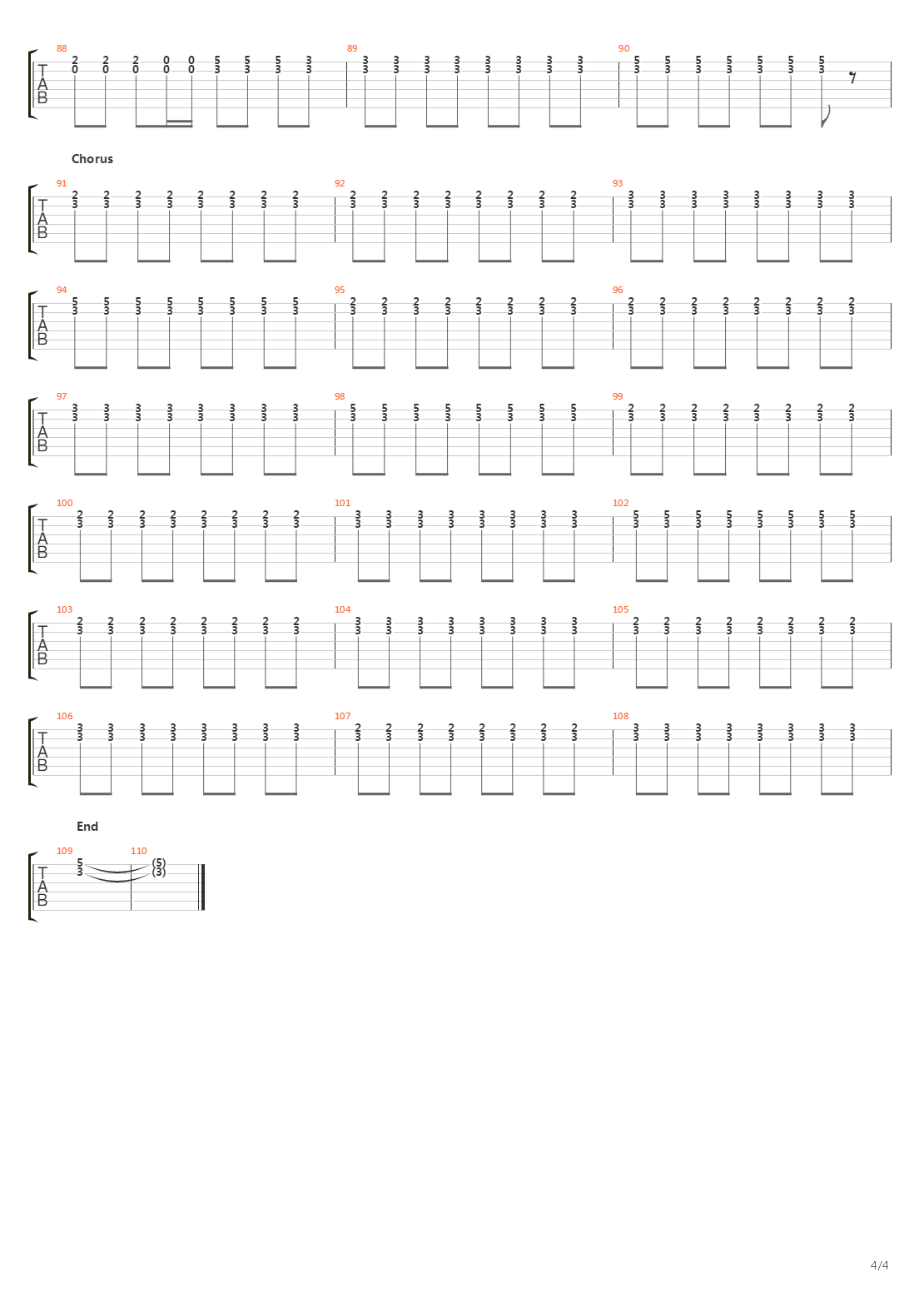 Battery Check吉他谱