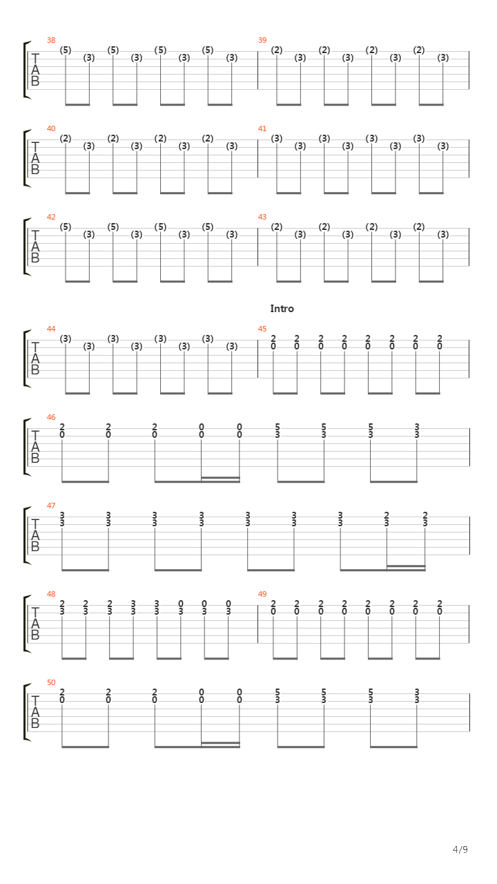 Battery Check吉他谱