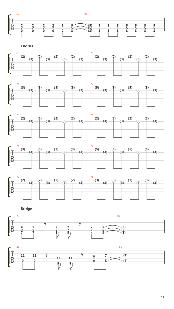 Battery Check吉他谱