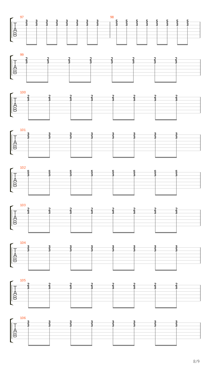 Battery Check吉他谱