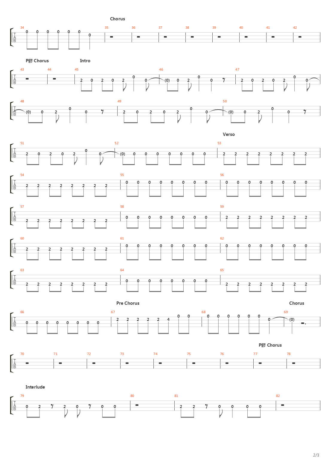 Battery Check吉他谱