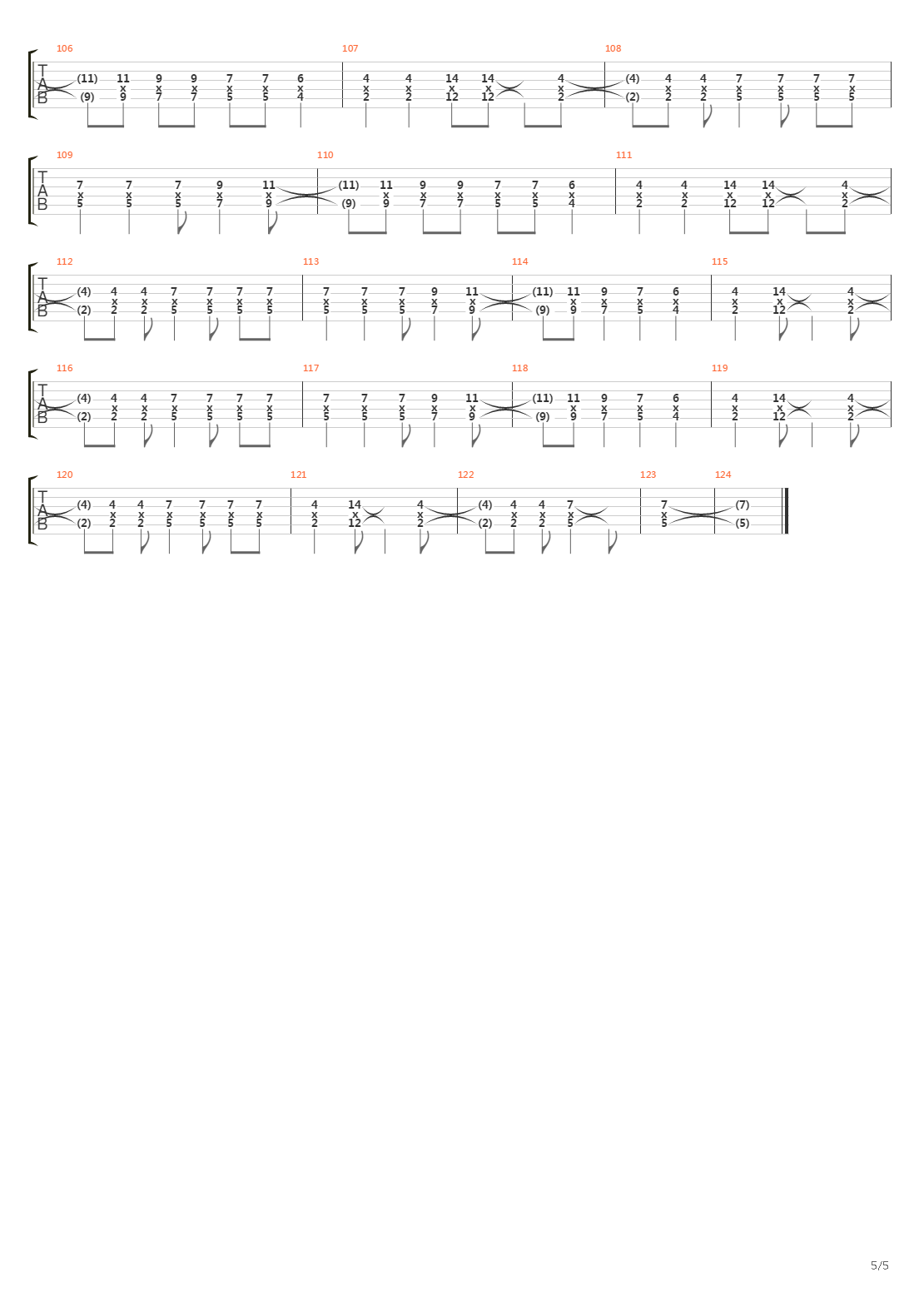 Duckpond吉他谱