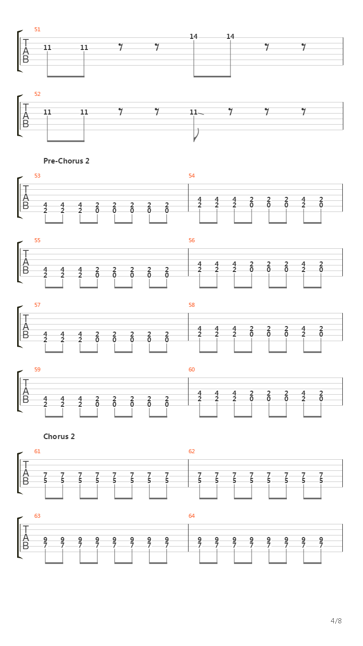 Kemp吉他谱