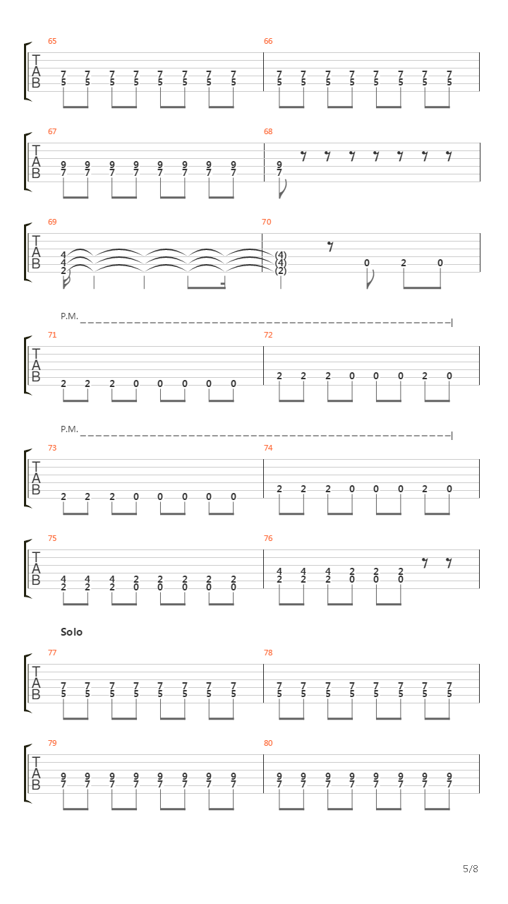 Kemp吉他谱