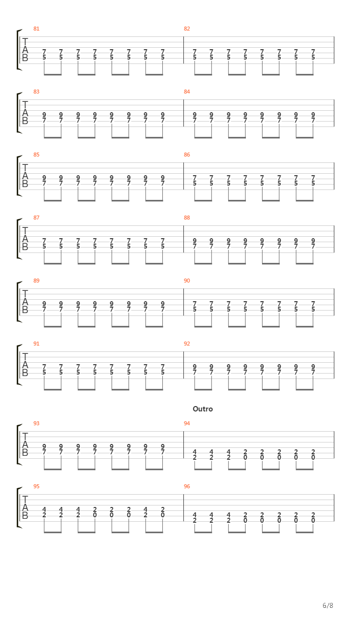 Kemp吉他谱