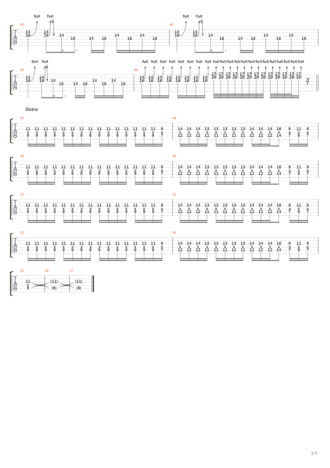 Kemp吉他谱