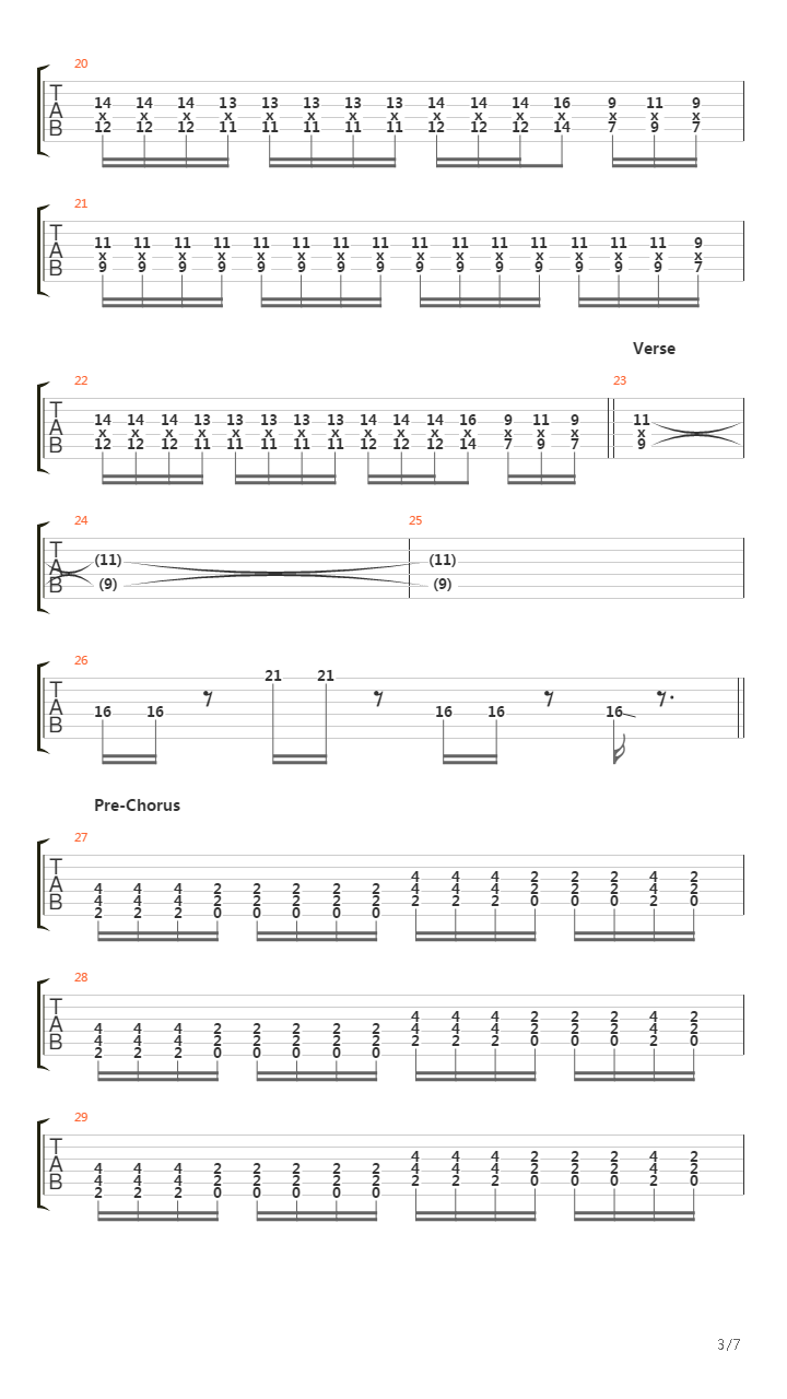 Kemp吉他谱