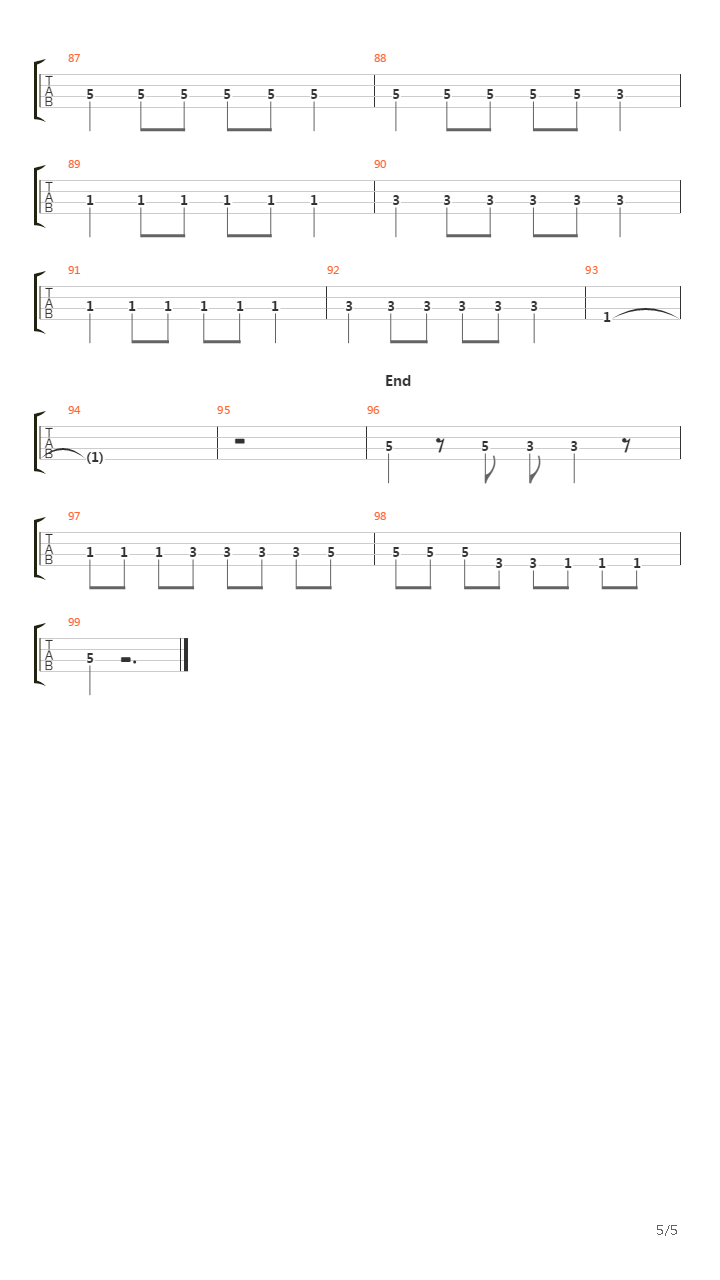 Melack吉他谱